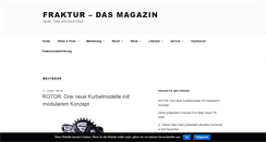 Desktop Screenshot of fraktur-magazin.de